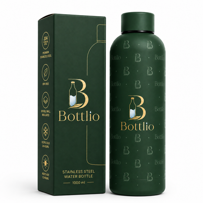 Bottlio Executive Office Bottle Premium stainless-steel bottle.